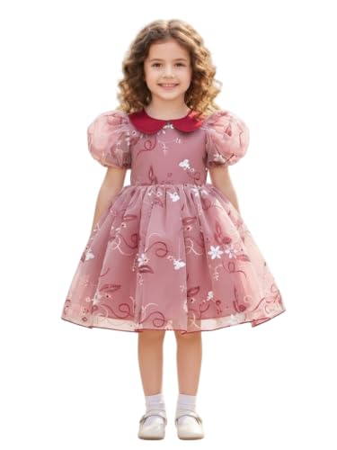 Image of TAGAS Girls' Princess Dress || Girl Frock || BirthdayDress Babygirls| (KD-65) Knee-Length
