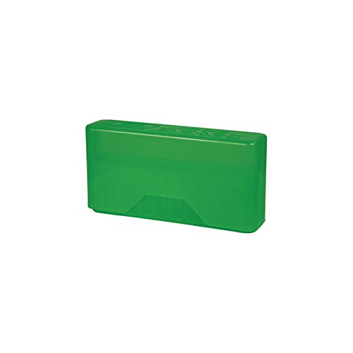 MTM 20 Round Slip-Top Rifle Ammo Box, Clear Green