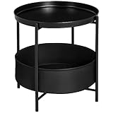 DESIGN MINIMALISTA: Semplice ma allo stesso tempo funzionale, questo tavolino da caffè ha un colore neutro che si abbina a diversi stili di arredamento moderno e contemporaneo.