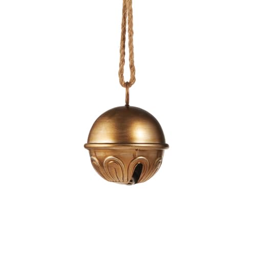 RAZ Imports Gold Sleigh Bell, 5-Inch, Iron