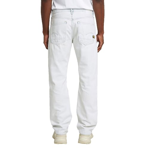 G-STAR Raw - Mens Dakota Regular Straight Jeans, Color Beached Faded Clifton Blue, Size: 40W x 36L2
