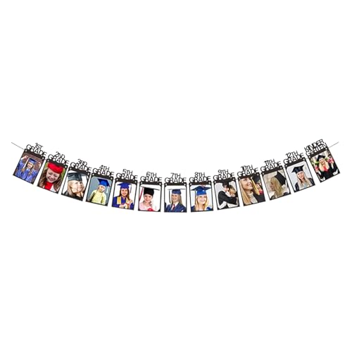 Congrats Grad Picture Frame- 100g Portable Graduation Photo Banner | Banner For Class Decoration | Graduation Decorration | Part