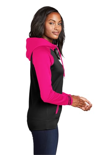 SPORT-TEK Women's Sport-Wick Varsity Fleece Full Zip Hooded Jacket2