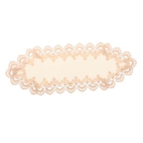 EPIGEIST Mantel Individual de Encaje Blanco de Mesa y Antiaceite Decorativo para Picnic Fiestas y Protección de Superficies