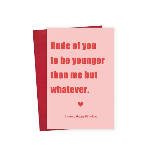 Detuca Funny Birthday Card & Gifts for Friend Sister Bestie, Cute Birthday Card for Men Women,...