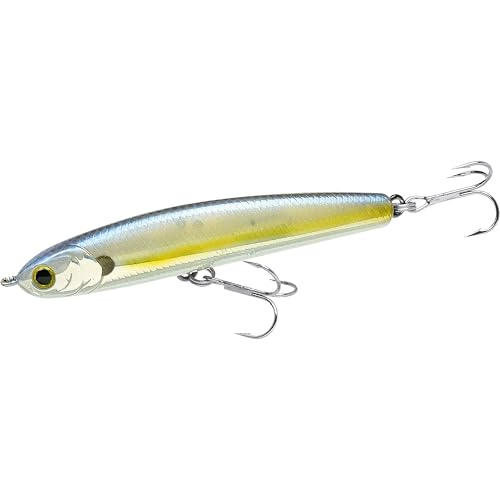 LUCKY CRAFT Wander 80 11.5G, 580 MH Chartreuse Shad, Shimmy Fall, Sinking, Bass Fishing Lures, Forward Facing Sonar, Large, Smallmouth, Striped, Fishing Gear, Fishing Accessories, Fishing Tackle