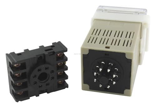 Relé de tiempo DH48S-S-2Z de 12V temporizador cíclico con retardo programable de 8 pines 4