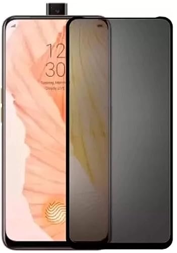 Image of RODMED for Oppo F11 Pro, Reno 2F, 2Z Edge to Edge Anti Spy Privacy Tempered Glass with Easy Installation Kit | Black (Pack of 1)