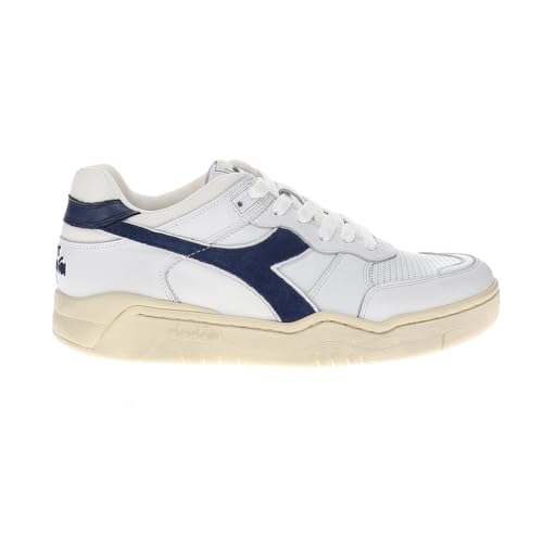 Image of Diadora Mens B.560 Used Lace Up Sneakers Shoes Casual - Blue, White