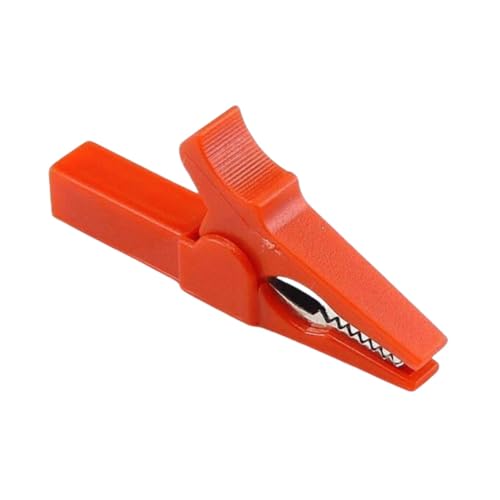 Image of 55mm Crocodile Clamp Probe Alligator Clip Alligator DIY Clips Test Probe Black Red Color Socket Cable Insulated Electric Clips(2Red2Black)