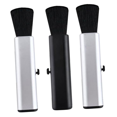 YARNOW Multipurpose Cleaning Brush for Guitar Ukulele Piano Guzheng 3 Pack Dense Wool Bristles