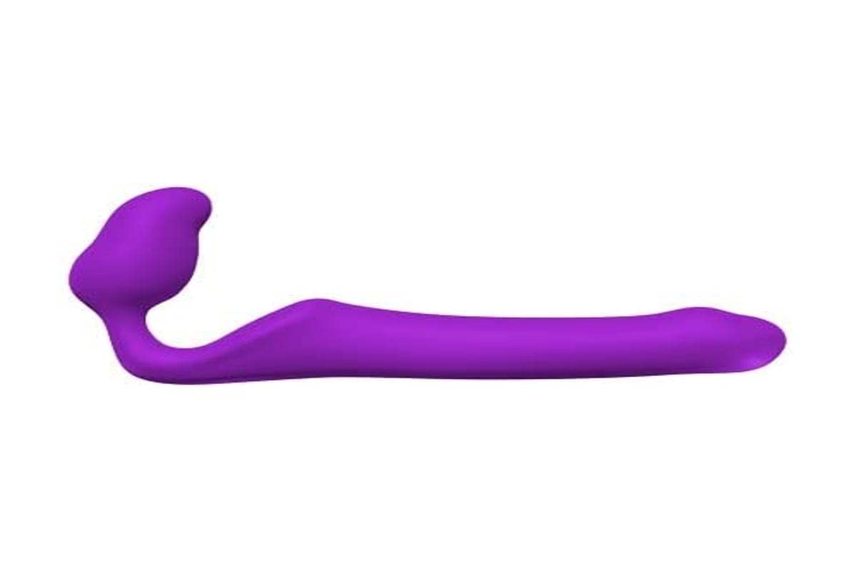Strap-on flexible Adrien LASTIC Queens violet taille M godemichet ceinture