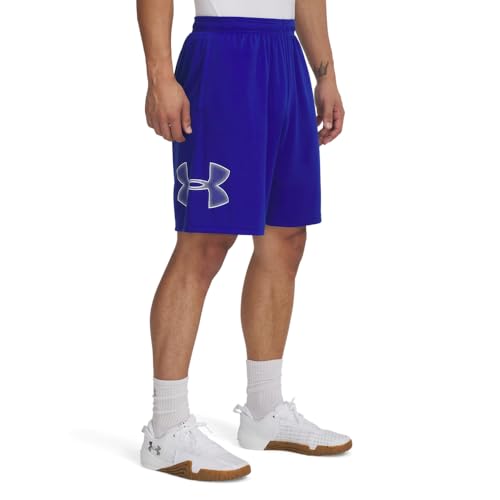 Image of Under Armour Men's Tech Graphic 10 inch Shorts, (403) Royal / / White, X-Large