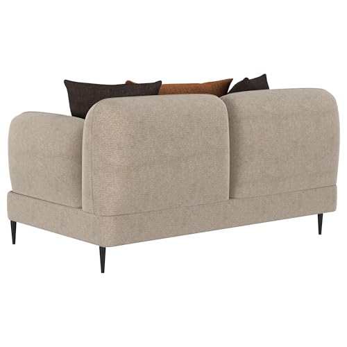 Coaster Home Furnishings Jade 2-Piece Chenille Upholstered Sofa Set Latte by Coaster Fine Furniture - Used condition - Image 8