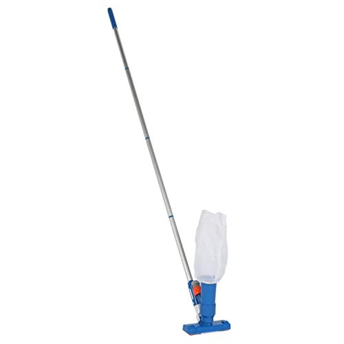 Aspirador de pó Portátil para Spa de Piscina Com 4 Pólos de Seção Conjunto de Limpador Subaquático,