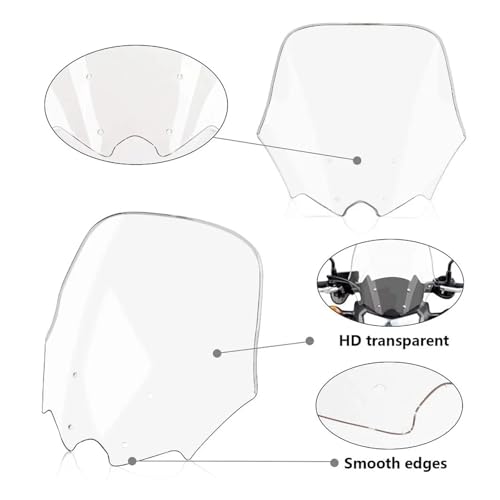 Pare-brise moto avant NC700S NC750S 2012 2013 2014 bulle de protection saute-vent - 5