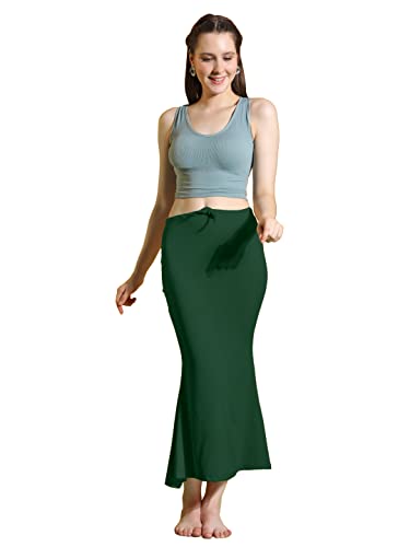 Image of Amazon Brand - Anarva Women Cotton Blended Saree Shapewear Regular Petticoat Skirt For Saree