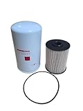Fuel Filter FS19856 & Lube Filter LF16035 Fits Dodge Ram 2500 3500 Fleetguard Cummins 5.9L Engine