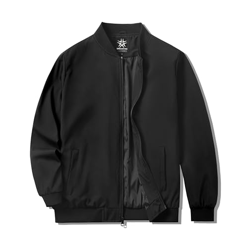 Image of URBANFIND Men's Bomber Jackets Casual Lightweight Windbreaker Fashion Spring Fall Coats