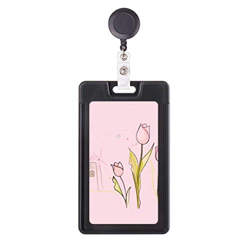 Porte-badge rétractable fleur pour égayer vos journées de travail