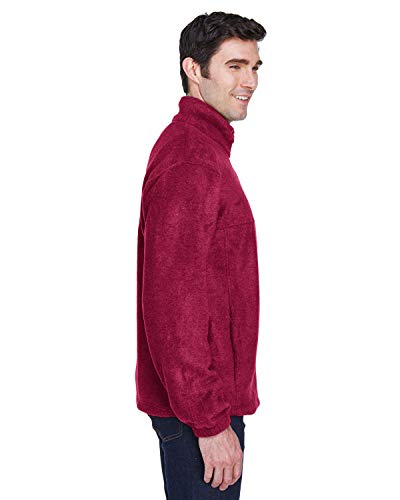 Men's 8 oz. Full-Zip Fleece M WINE3