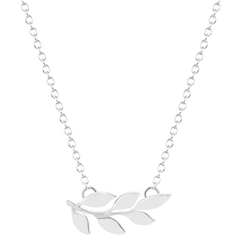 Preisvergleich Produktbild sufengshop Lorbeerblatt Halskette Größe 45cm