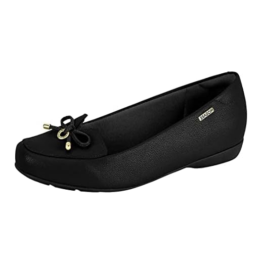 Sapatilha Casual Modare Feminino, PRETO,35