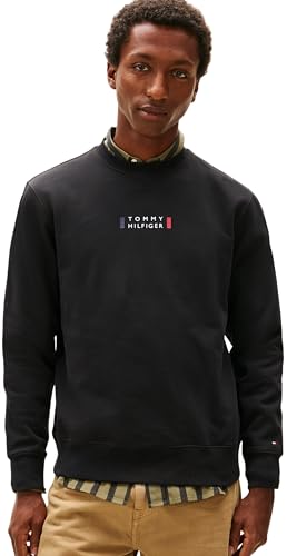 Sweatshirt Tommy Hilfiger Mw0mw41428 fini les pulls rugueux optez pour le coton ultra doux