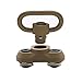 QD Sling Mount Sling Swivel 1.25 Inch Adapter Attachment for M-System Rail (TAN PRO)…