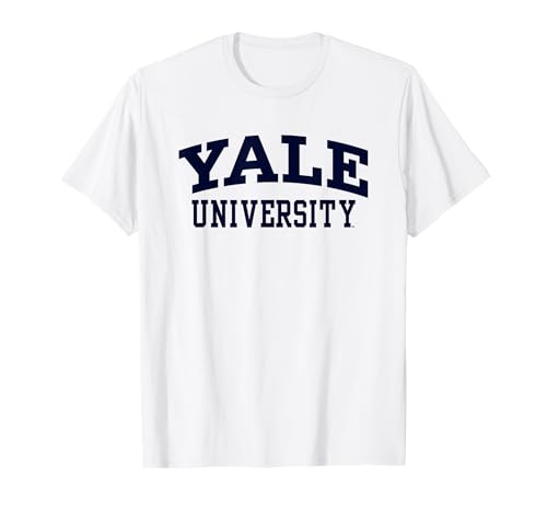 Yale Bulldogs Arched White Officially Licensed T-Shirt