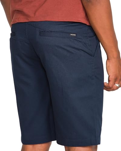 Image of Volcom Men's Vmonty Chino Shorts - 22 inch Outseam, Relaxed Fit, Durable Cotton Fabric