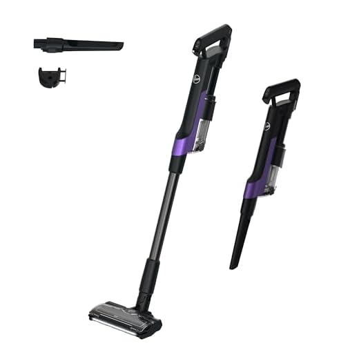 Hoover ultraleichter kabelloser HF2 Akku Staubsauger für alle Böden, mit Verdichtungs-Funktion für 3X mehr Staubkapazität, Anti-Twist gegen Haarverwicklung, LED-Leuchten, 20min Laufzeit [HF2Z10H]