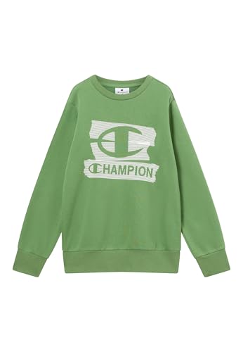 Champion Sudadera Legacy para niño, Verde, S