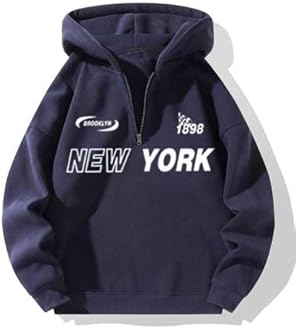 TrillionHalf Zipper Printed Hoodies for Men | Men's Sweatshirt