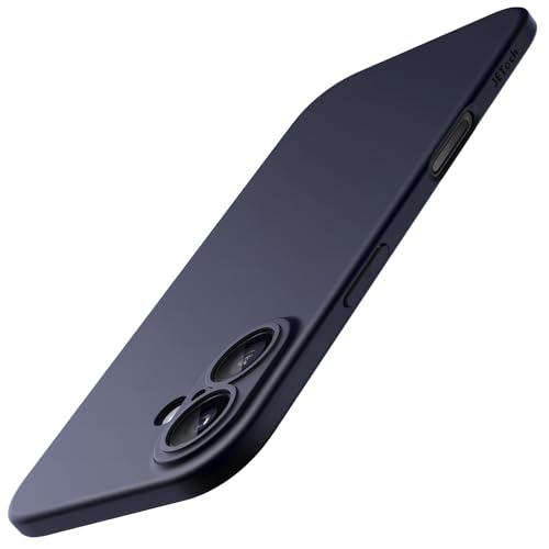 Image of JETech Slim Case for iPhone 17 6.3-Inch, Ultra-Thin Lightweight Minimalist Phone Cover with Camera Lens Protection, Matte Anti-Fingerprint Finish (Deep Blue)
