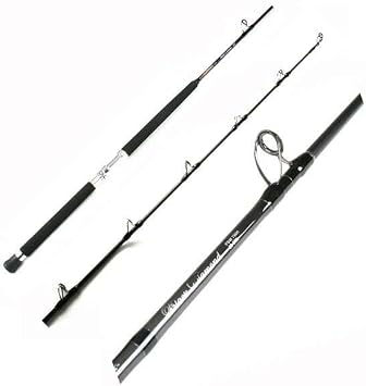Phenix Rods Black Diamond Casting / 76" / 1 PC / 30-80 LB LINE Rating/Fast Taper Action/SEAGUIDE Guides/ALPS Reel SEAT/HYPALON Handle