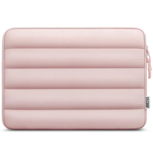 TECOOL Capa portátil de 14 polegadas para 14' Lenovo Ideapad Thinkpad HP Pavilion/Elitebook DELL Acer Chromebook 14, MacBook Air 15 M4 M3 M2 2025 2024, capa protetora para computador, bolsa branca
