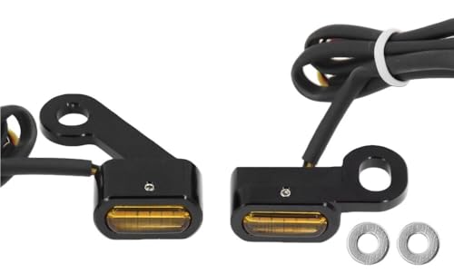 Freno luces trasero 2 intermitentes ámbar para rutas nocturnas en Sportster 1200 y XL883