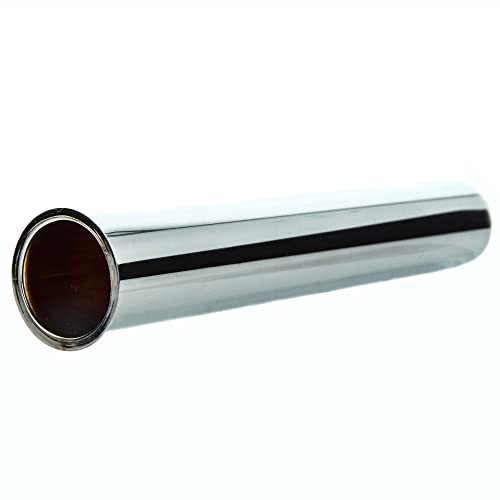 Tecuro adjustment tube dip tube extension, 200 mm, V2A chrome-plated stainless steel for siphon trap