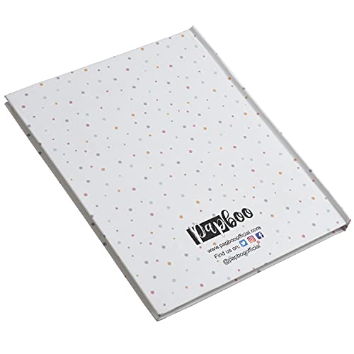 Image of Papboo Dog Dab Hardcover Notebook Diary, (22 X 17.5 cm, 80 GSM, 140 Single Ruled Pages) Journal, Gift