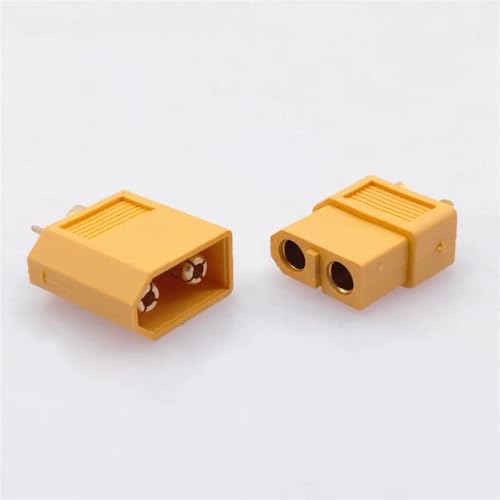 Conectores XT60 para evitar cables sueltos, pack de 20 enchufe macho y hembra fija XT60E 4