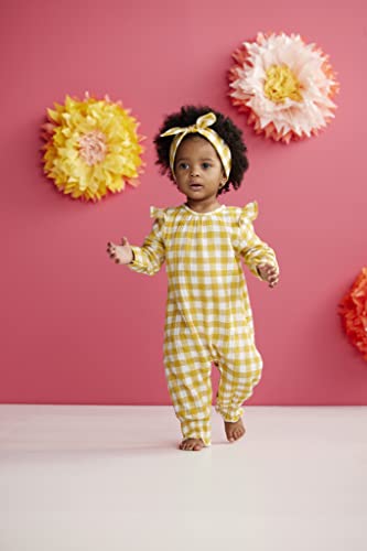 Mud Pie baby-girls Gingham Bodysuit and Headband Set4