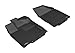3D MAXpider Front Row Custom Fit All-Weather Floor Mat for Select Nissan Pathfinder Models - Kagu Rubber (Black)