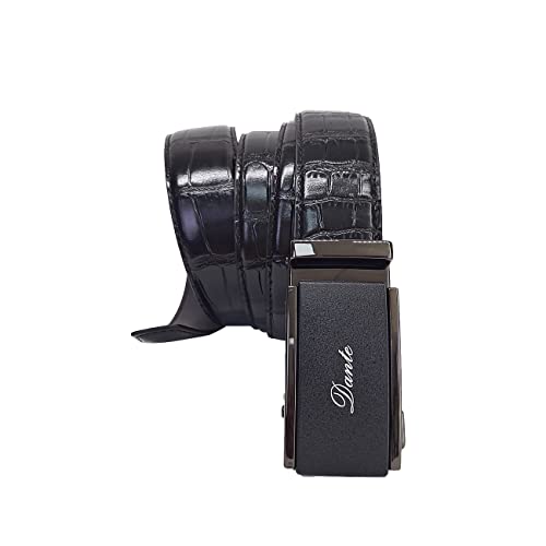 Mens Leather Belt Stylish Ratchet Belts for Men Sliding Adjustable Buckle Casual Dress Belt for Pants2