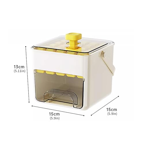 Bandeja de hielo con tapa transparente y cajón de almacenamiento miniatura 6