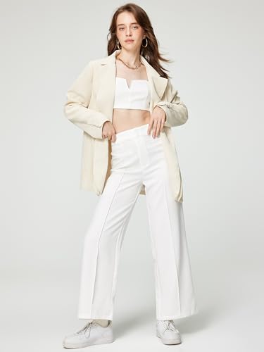 CIDER Work Pants Women Dress Pants High Waist Straight Leg Trousers Business Casual Slacks Office Pants4