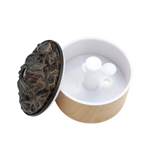 Difusor Aromático Eléctrico con Efecto Llama y Luz LED miniatura 2