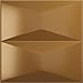 Ekena Millwork 11 7/8"W x 11 7/8"H Aberdeen EnduraWall Decorative 3D Wall Panel, Vintage Gold (Covers 0.98 Sq. Ft.
