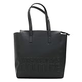  Versace Jeans Couture Einkaufstasche mit geprägtem Logo, Farbe: Schwarz