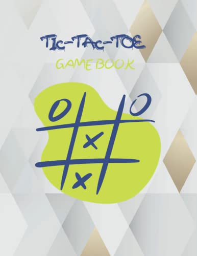 tic tac toe game book: A Game Book for Game Lovers (8.5x11 inch, 21.59x27.94 cm, 300 pasges)
